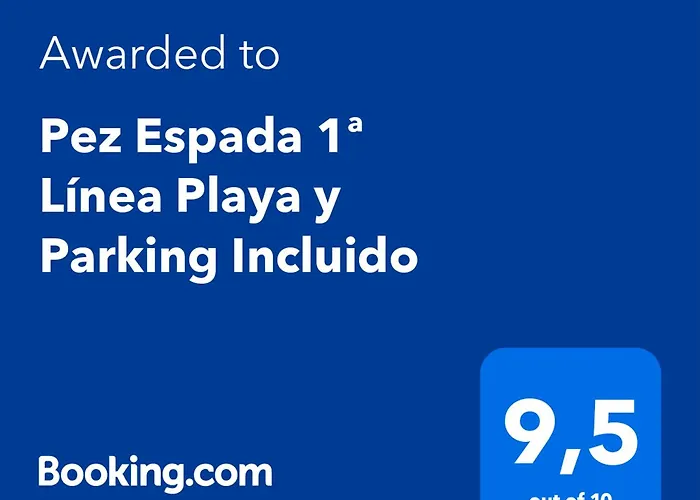 Apartamento Pez Espada 1ª Línea Playa Y Parking Incluido